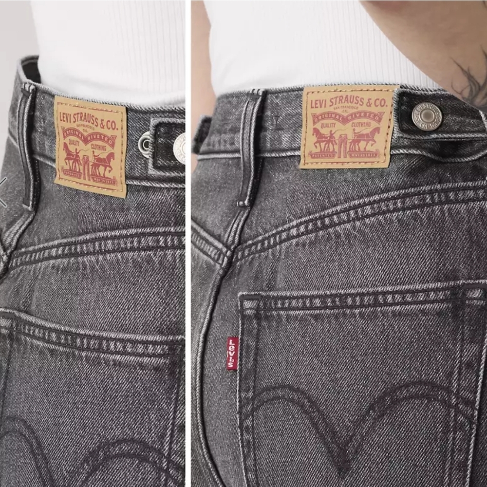Levi's Woman's Cinch High Rise Barrel Jeans Size 29/31 - Picture 3 of 3